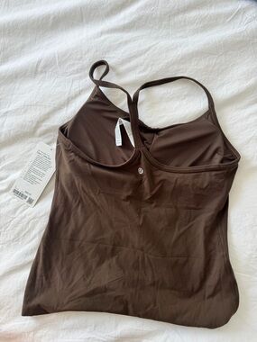 lululemon athletica Brown Built-In Bra Tank